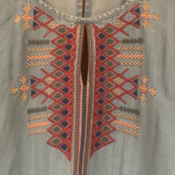 Lightweight denim dress - Picture 2 of 4